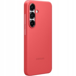 Outlet Etui plecki Samsung Silicone dla Galaxy S25 czerwone