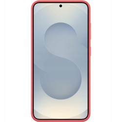 Outlet Etui plecki Samsung Silicone dla Galaxy S25 czerwone