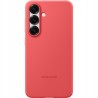 Outlet Etui plecki Samsung Silicone dla Galaxy S25 czerwone