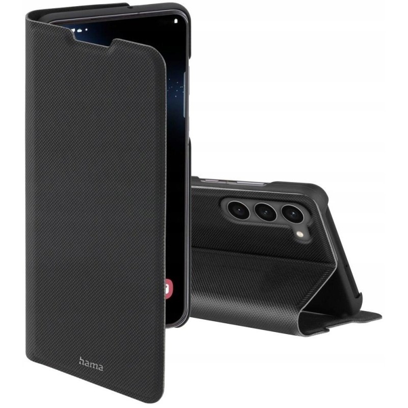 Outlet Etui z klapką Hama do Samsung Galaxy S23 czarny smukłe elastyczne