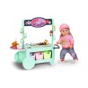 Outlet Zestaw z przekąskami grill Baby Born na kółkach Food Truck frytki CE