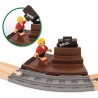 BRIO WORLD POCIĄG PASAŻERSKI KOLEJKA DREWNIANA ZESTAW STARTOWY TORY 3+