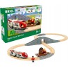 BRIO WORLD POCIĄG PASAŻERSKI KOLEJKA DREWNIANA ZESTAW STARTOWY TORY 3+