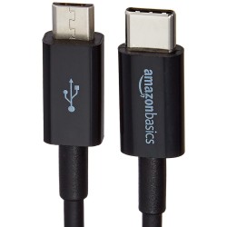Outlet AmazonBasics L6LUC001-CS-R kabel USB dł. 0,9 m 2.0 USB C Micro-USB B