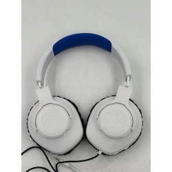 Słuchawki gamingowe JBL Quantum 100P dla graczy PS Xbox PC mikrofon białe