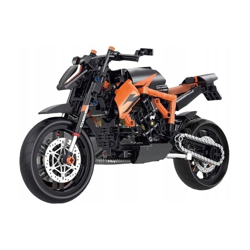 Outlet KeKeDuo model motocykla 60501 Bloki zaciskowe Technic 579 el. 1:8