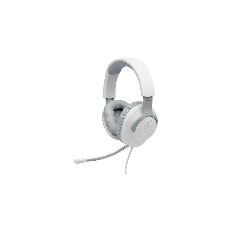 Outlet Słuchawki przewodowe wokółuszne JBL Quantum 100 mikrofon białe OPIS