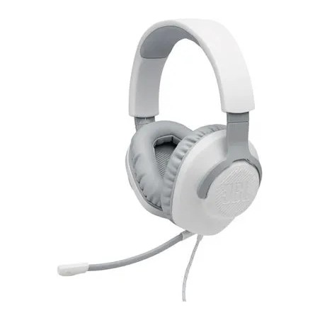 Outlet Słuchawki przewodowe wokółuszne JBL Quantum 100 mikrofon białe OPIS