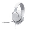 Outlet Słuchawki przewodowe wokółuszne JBL Quantum 100 mikrofon białe OPIS
