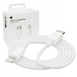 Outlet Apple kabel USB typ C Lightning dł. 2 m biały oryginalny do iPhone