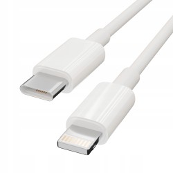 Outlet Apple kabel USB typ C Lightning dł. 2 m biały oryginalny do iPhone