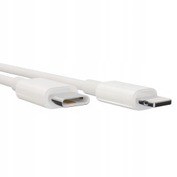 Outlet Apple kabel USB typ C Lightning dł. 2 m biały oryginalny do iPhone