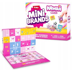 Outlet ZURU Mini Brands Kawaii Kalendarz Adwentowy 24 figurki słodkie mini
