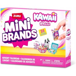 Outlet ZURU Mini Brands Kawaii Kalendarz Adwentowy 24 figurki słodkie mini