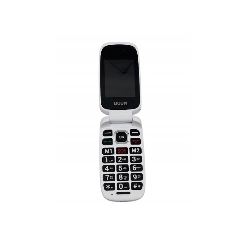 Outlet Składany telefon komórkowy WUUM z klapką podwójny ekran ergonomiczny