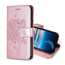 Outlet Etui KANVOOS Samsung Galaxy S20 FE 5G/4G klapka portfel różowe złoto