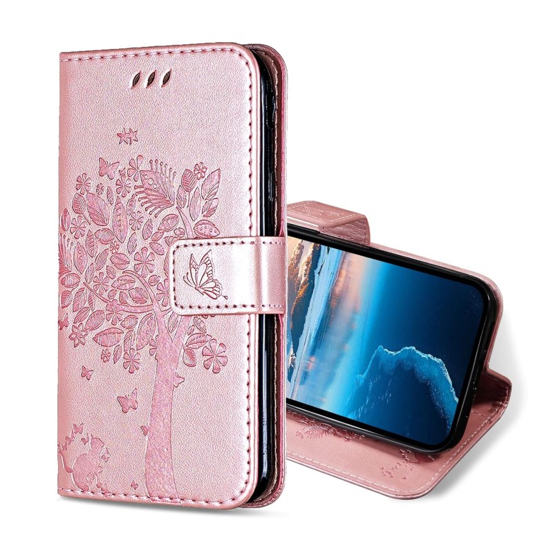 Outlet Etui KANVOOS Samsung Galaxy S20 FE 5G/4G klapka portfel różowe złoto