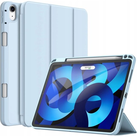 JETech etui iPad Air 11" M4 M3 M2 10.9 Air 5 4 uchwyt Pencil TPU niebieskie