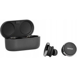Outlet Denon PerL Pro bezprzewodowe czarne słuchawki douszne Bluetooth ANC