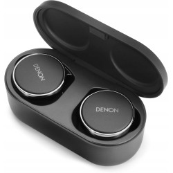 Outlet Denon PerL Pro bezprzewodowe czarne słuchawki douszne Bluetooth ANC