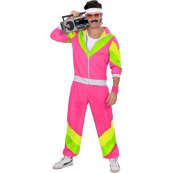 Outlet Strój kostium dresiara DISCO lata 80 sportowiec bal różowy r. XXL