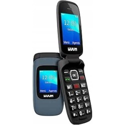 WUUM Clap telefon klapka dual screen SOS Bluetooth 800mAh USB C niebieski