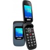 WUUM Clap telefon klapka dual screen SOS Bluetooth 800mAh USB C niebieski