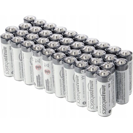 Outlet AmazonBasics baterie AAA 40 szt LR03 alkaliczne komplet uniwersalne