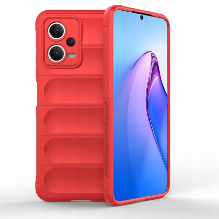 Outlet EASSGU etui TPU czerwone kompatybilne z Redmi Note 12 Pro 5G 6,67"