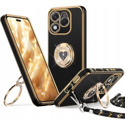 Outlet Etui pancerne XYZ Honor 400 Lite z smyczą i pierścieniem stojakiem