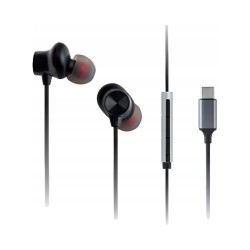 Outlet Panasonic RP-TCM225DEK słuchawki przewodowe douszne USB C czarne