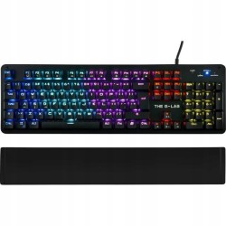 Outlet The G Lab Keyz Carbon E klawiatura RGB mechaniczna FR blue switch