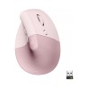 Outlet Myszka bezprzewodowa Logitech Lift różowa