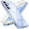 Outlet ivoler etui Galaxy S25 5G przezroczyste + 1 szt. szkło hartowane