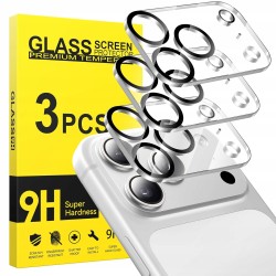 Niphabe 3 szt element ochronny do obiektywu iPhone 17 Pro Max wytrzymały