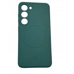 Outlet Silicone Magnetic etui Samsung Galaxy S23 zielone 14,43 x 6,93 cm