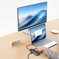 Outlet Hub USB-C Baseus Metal Gleam II 10w1 HDMI USB-A USB-C RJ45 SD/TF -