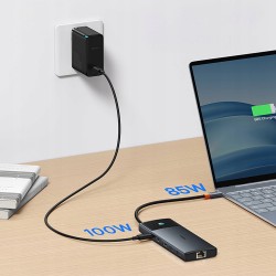 Outlet Hub USB-C Baseus Metal Gleam II 10w1 HDMI USB-A USB-C RJ45 SD/TF -