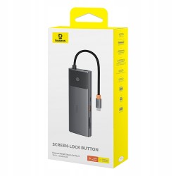 Outlet Hub USB-C Baseus Metal Gleam II 10w1 HDMI USB-A USB-C RJ45 SD/TF -