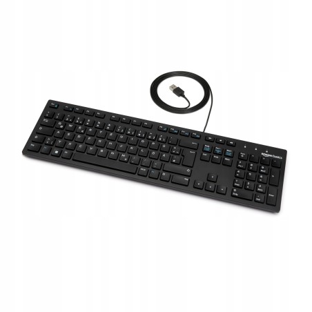 Outlet Amazon Basics klawiatura membranowa MD005DE USB przewodowa QWERTZ DE