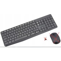 Logitech MK235 klawiatura bezprzewodowa membranowa USB 2.4 Ghz AZERTY FR