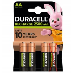Outlet Duracell akumulatorki AA 2400mAh NiMH 3 szt PreCharged HR06