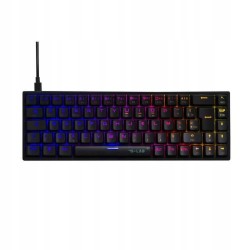 Klawiatura gamingowa The G-Lab KEYZ TITAN mechaniczna czarna RGB Azerty