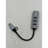 Outlet Hub USB-C/USB-A LogiLink 3x USB 3.0 RJ45 Ethernet sieciowy 1G 5Gbs