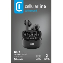 Outlet Cellularline Key słuchawki bezprzewodowe Bluetooth dokanałowe TWS