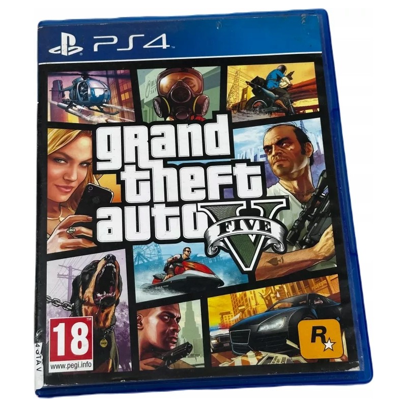 Outlet GTA V PS4 Grand Theft Auto 5 gra akcja pudełkowa wersja francuska