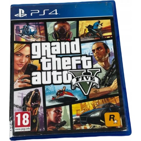 Outlet GTA V PS4 Grand Theft Auto 5 gra akcja pudełkowa wersja francuska