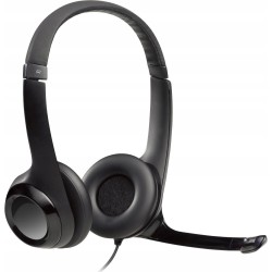 Outlet Słuchawki nauszne przewodowe z mikrofonem Logitech H390