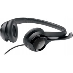 Outlet Słuchawki nauszne przewodowe z mikrofonem Logitech H390