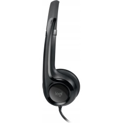 Outlet Słuchawki nauszne przewodowe z mikrofonem Logitech H390